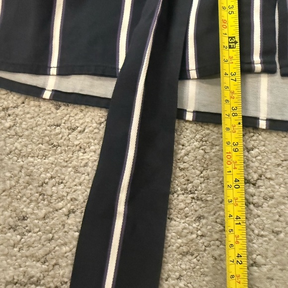 Equipment Femme “Raven Eclipse” S EUC worn twice Black/Purple front tie wrap - Picture 4 of 15